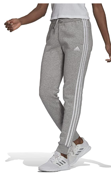 adidas Women's Essentials Fleece Tapered Cuff Pants